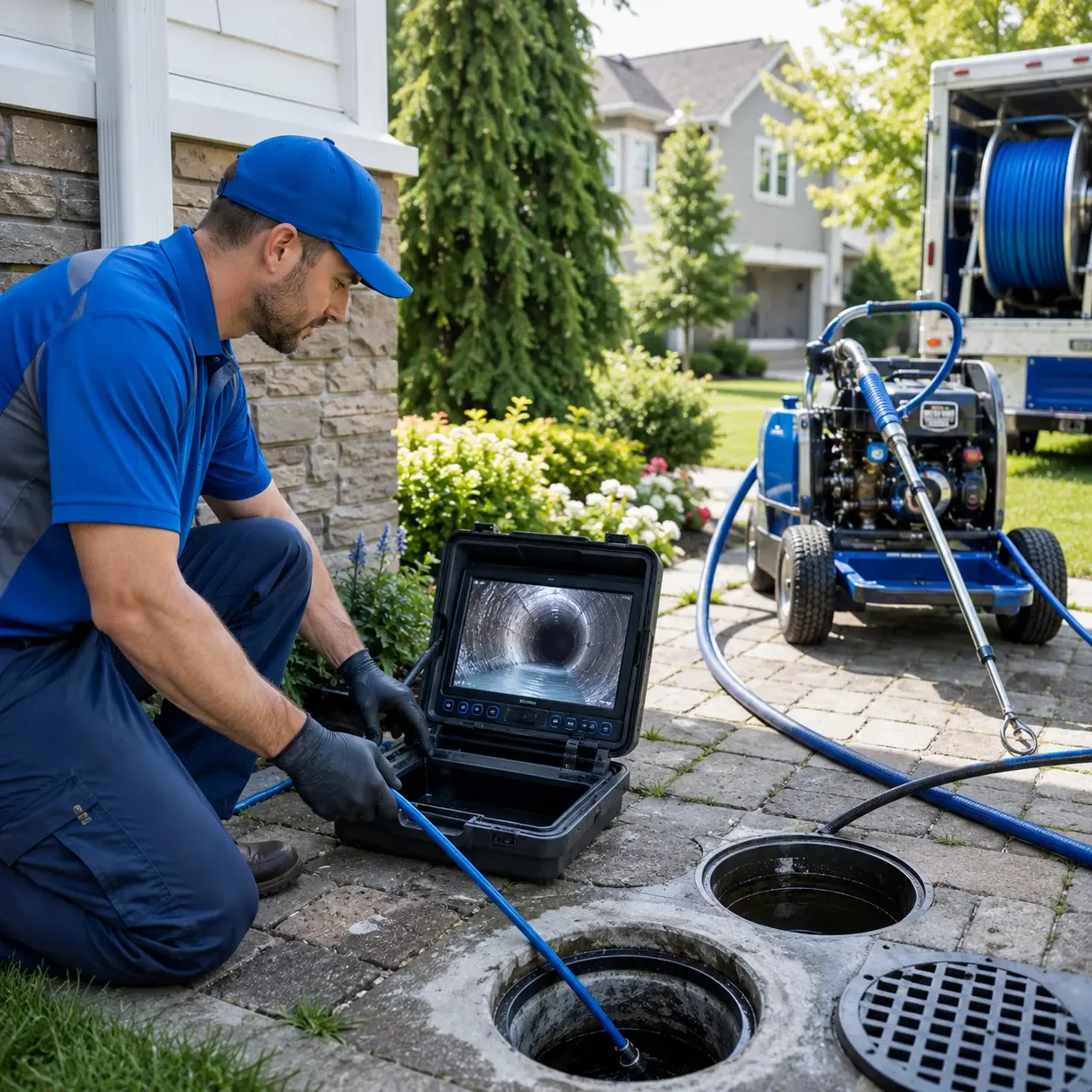 Outdoor drain cleaning professionals serving Rake, IA